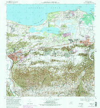 Download a high-resolution, GPS-compatible USGS topo map for Manati, PR (1988 edition)