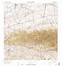 Download a high-resolution, GPS-compatible USGS topo map for Moca, PR (1967 edition)