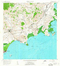 Download a high-resolution, GPS-compatible USGS topo map for Naguabo, PR (1960 edition)