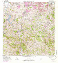 Download a high-resolution, GPS-compatible USGS topo map for Naranjito, PR (1982 edition)