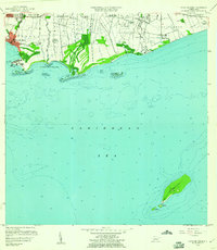 Download a high-resolution, GPS-compatible USGS topo map for Playa De Ponce, PR (1961 edition)