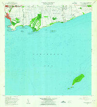 Download a high-resolution, GPS-compatible USGS topo map for Playa De Ponce, PR (1964 edition)