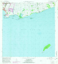 preview thumbnail of historical topo map of Ponce County, PR in 1970
