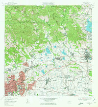 Download a high-resolution, GPS-compatible USGS topo map for Ponce, PR (1972 edition)
