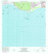 Download a high-resolution, GPS-compatible USGS topo map for Punta Cucharas, PR (1989 edition)