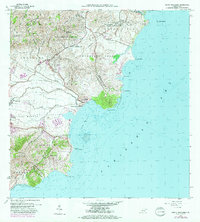 1960 Map of Punta Guayanes, 1982 Print