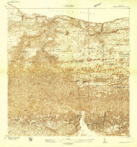 preview thumbnail of historical topo map of Quebradillas, PR in 1938