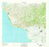 1966 Map of Rincon, 1969 Print
