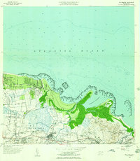 preview thumbnail of historical topo map of Río Grande County, PR in 1956