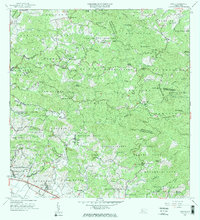 Download a high-resolution, GPS-compatible USGS topo map for Rosario, PR (1968 edition)