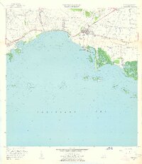 1960 Map of Salinas, 1962 Print