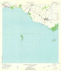 1960 Map of Santa Isabel, 1962 Print
