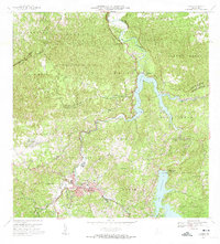 Download a high-resolution, GPS-compatible USGS topo map for Utuado, PR (1974 edition)
