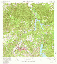 Download a high-resolution, GPS-compatible USGS topo map for Utuado, PR (1982 edition)