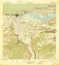 1946 Map of Arecibo, PR
