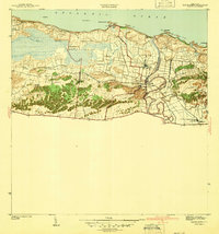 1942 Map of Manatí County, PR