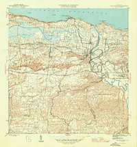 preview thumbnail of historical topo map of Barceloneta, PR in 1946