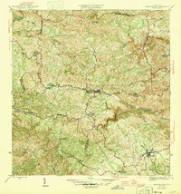 preview thumbnail of historical topo map of Barranquitas, PR in 1946