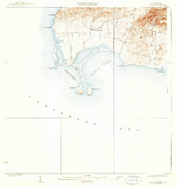 1938 Map of Puerto Rico, United States