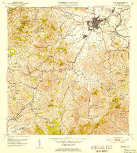 Download a high-resolution, GPS-compatible USGS topo map for Caguas, PR (1953 edition)