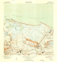 1947 Map of Carolina, PR, 1950 Print