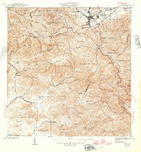 preview thumbnail of historical topo map of Cayey, PR in 1946