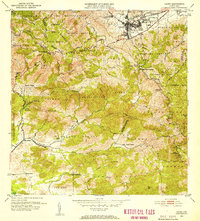 1953 Map of Cayey, PR