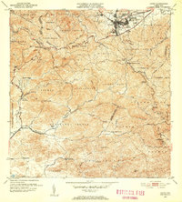 1953 Map of Cayey, PR