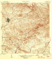 preview thumbnail of historical topo map of Coamo, PR in 1946
