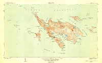 1950 Map of Culebra County, PR