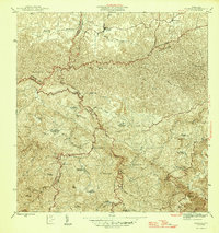 1946 Map of Jayuya County, PR