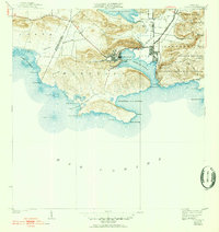 1938 Map of Lajas County, PR, 1952 Print