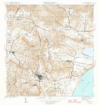 1946 Map of Las Piedras County, PR