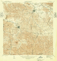 preview thumbnail of historical topo map of Juncos, PR in 1946