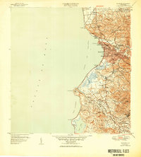 1947 Map of Mayagüez, PR, 1950 Print