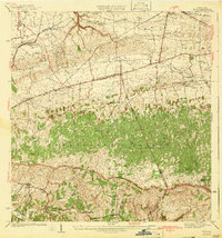 preview thumbnail of historical topo map of Moca, PR in 1942