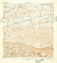 1942 Map of Aceitunas, PR