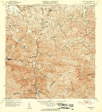 preview thumbnail of historical topo map of Naranjito, PR in 1952