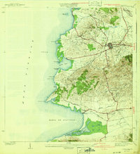 preview thumbnail of historical topo map of Puerto Real, PR in 1941