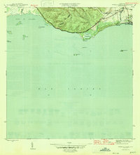 preview thumbnail of historical topo map of Ponce County, PR in 1946