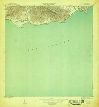 1945 Map of Punta Tuna