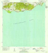 preview thumbnail of historical topo map of Maunabo County, PR in 1952