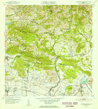 1952 Map of Rio Descalabrado, 1953 Print