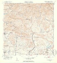 1952 Map of Rio Descalabrado, 1953 Print