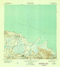preview thumbnail of historical topo map of Río Grande County, PR in 1947