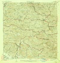 preview thumbnail of historical topo map of San Germán County, PR in 1942