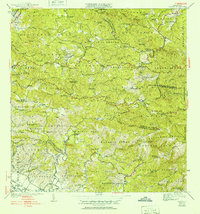 1941 Map of Rosario, 1952 Print