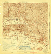 1941 Map of Yauco County, PR
