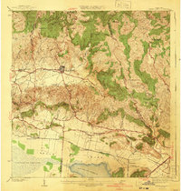 1941 Map of Sabana Grande County, PR