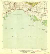 1945 Map of Santa Isabel County, PR